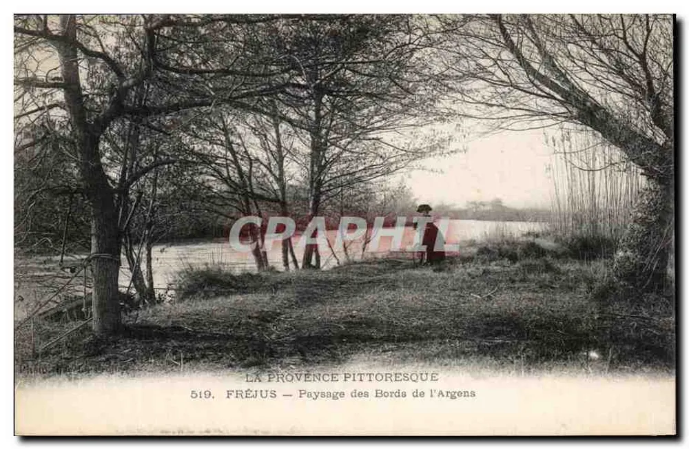 Fréjus — Landschaft der Ufer des Argens — La Provence Pittoresque, n°519 - Vorderseite