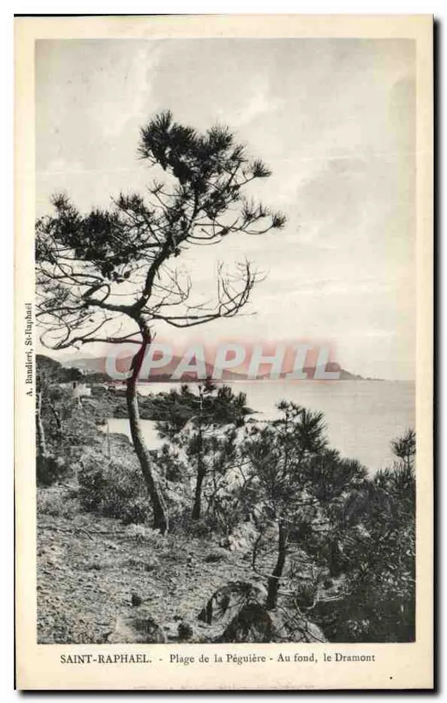 Saint-Raphaël - Strand der Péguière - Im Hintergrund der Dramont - A. Bandieri - Vorderseite