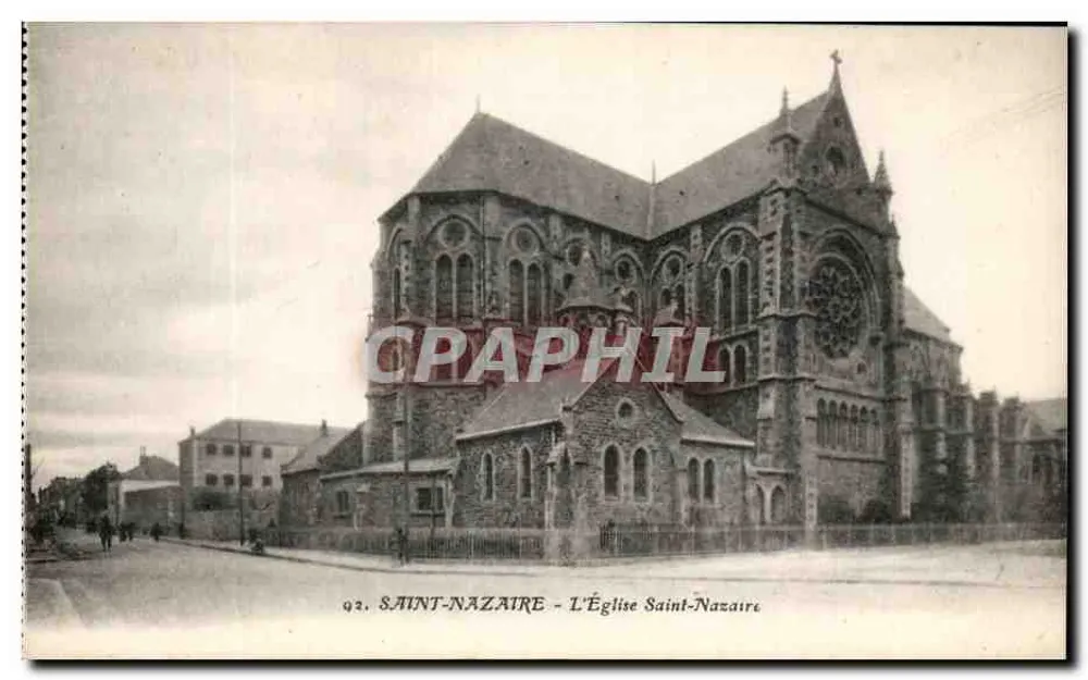 Saint-Nazaire - Die Kirche Saint-Nazaire — n° 92 - Vorderseite