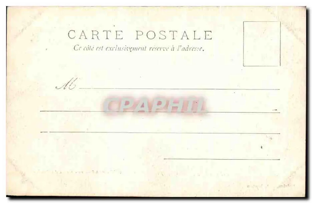 Huelgoat — Saída do Gouffre — Andriou, Editor, Morlaix - Verso