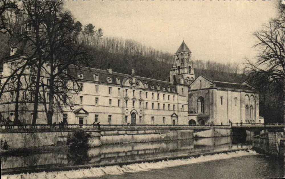Brantôme (Dordogne) — A Abadia — Editor não visível - Frente
