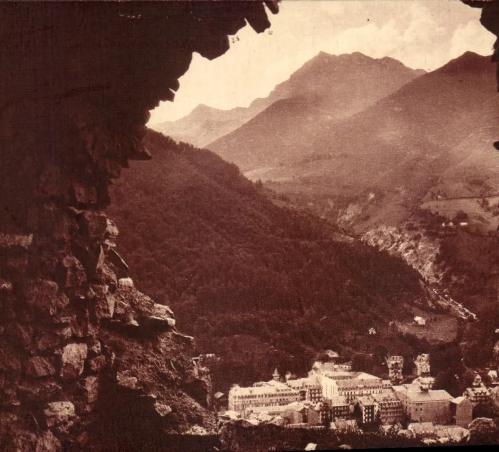 Cauterets (H.-P.) — Banhos Romanos — Edição JOVÉ, Pau (R.-P.) - Frente