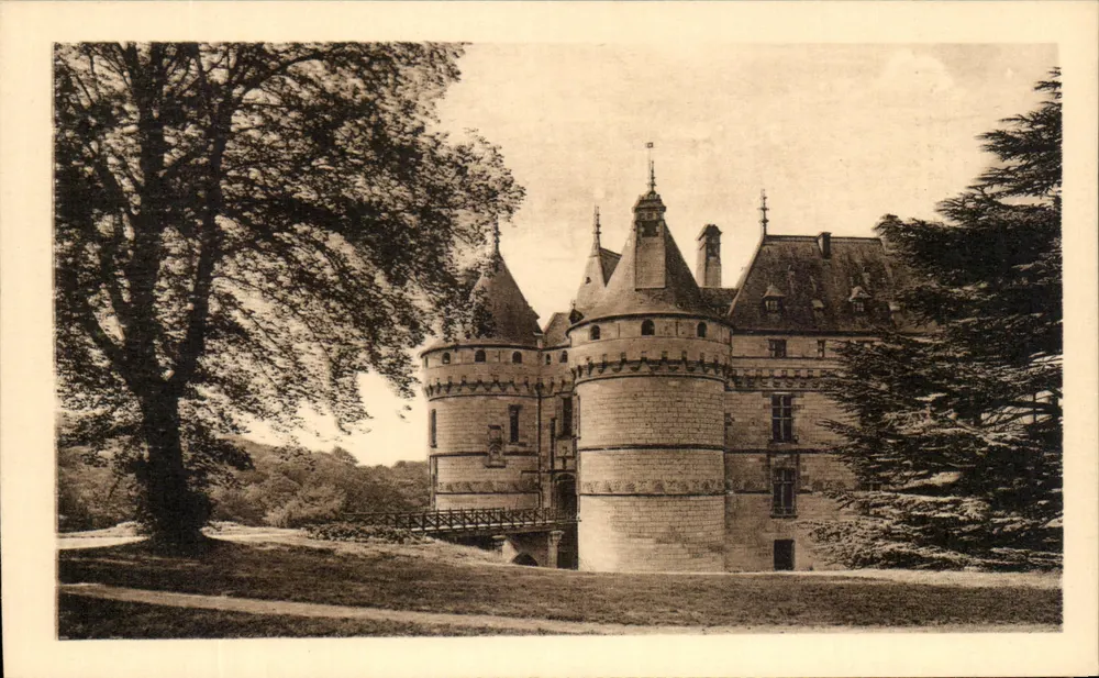 Schloss Chaumont-sur-Loire — Ansicht von Osten — Edition A. MON - Vorderseite