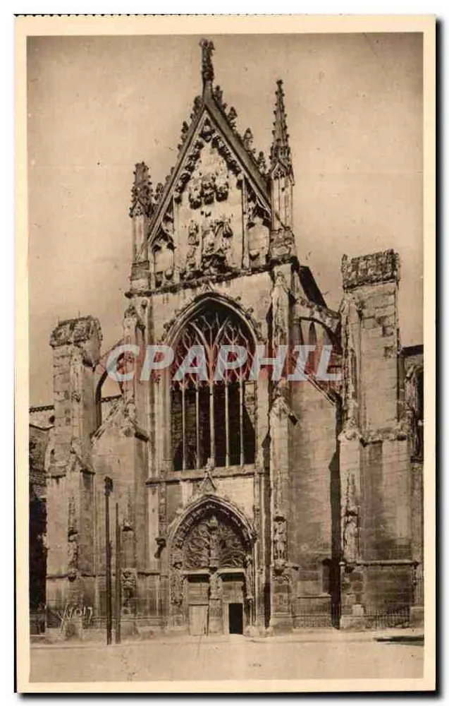 Reims - Kirche Saint-Rémi - Südwestfassade — Éditions Yvon, Paris - Vorderseite