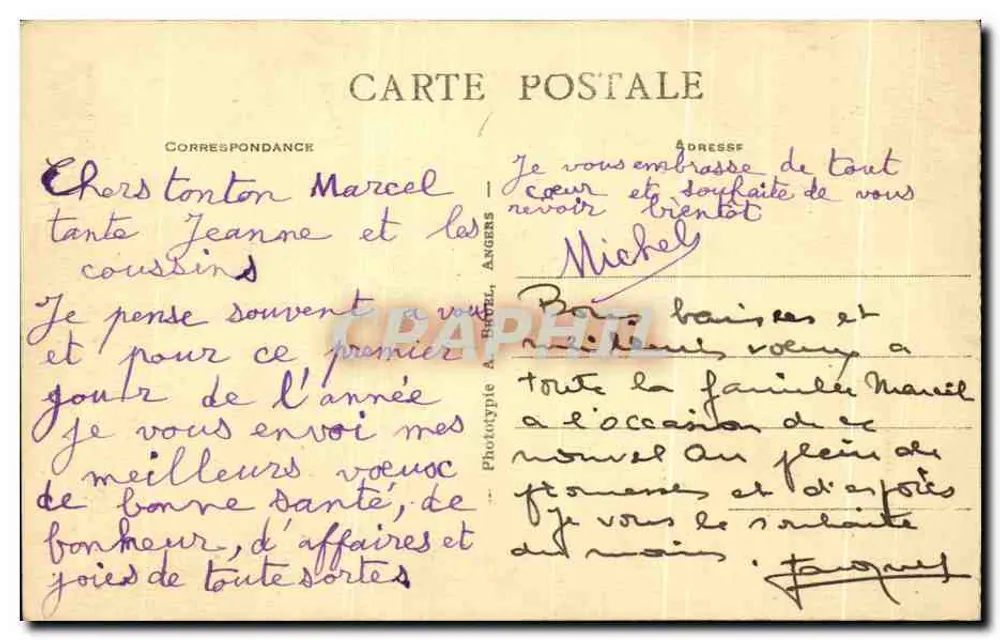 Perros Guirec - PLOUMANACH (C.-du-N.) - Le Gouffre — A.B. n°237 - Verso