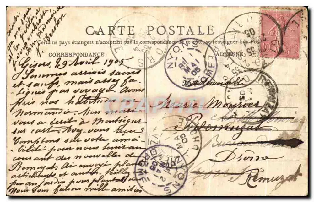 Gisiers (Eure) — Vista interna do Donjon — Le Puits — Bonorgeix, editor, Gisiers (Eure) - Verso