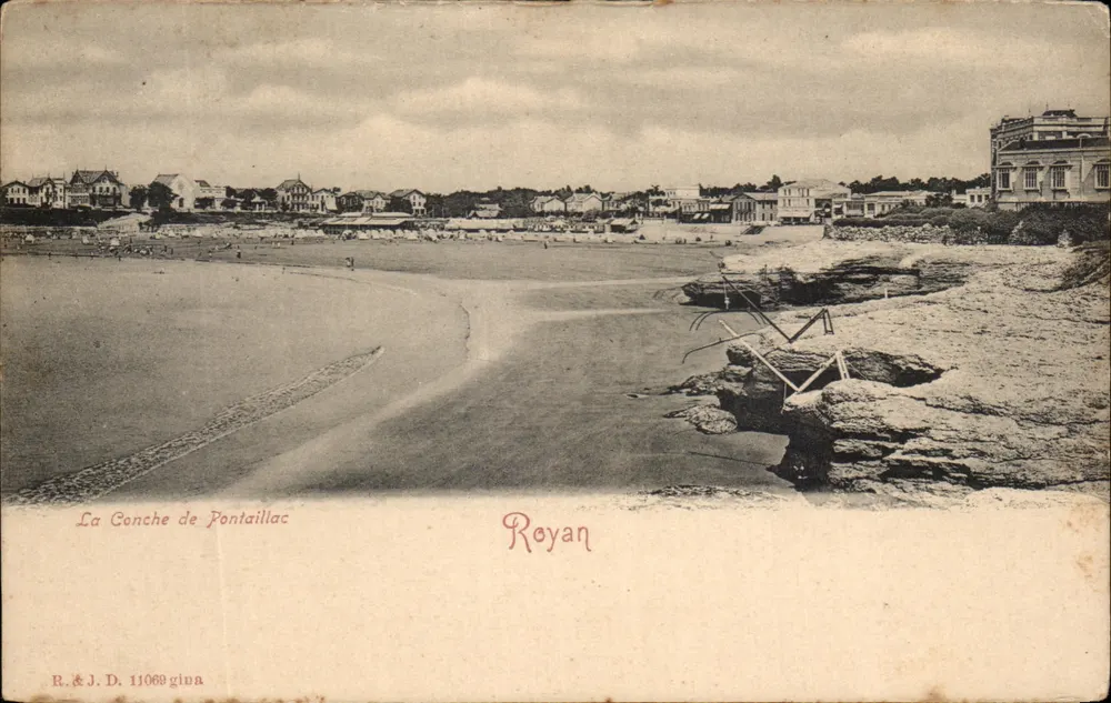 La Gonche de Pontaillac — Royan — R.&J.D. 11069 - Frente