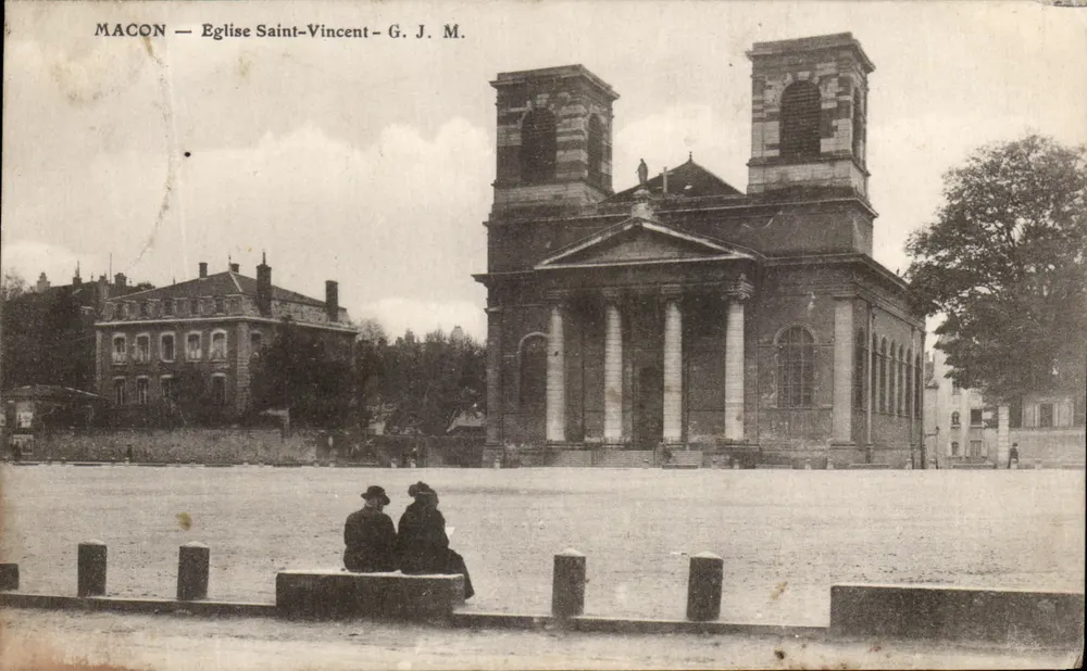 Macon — Église Saint-Vincent — G. J. M. - Frente