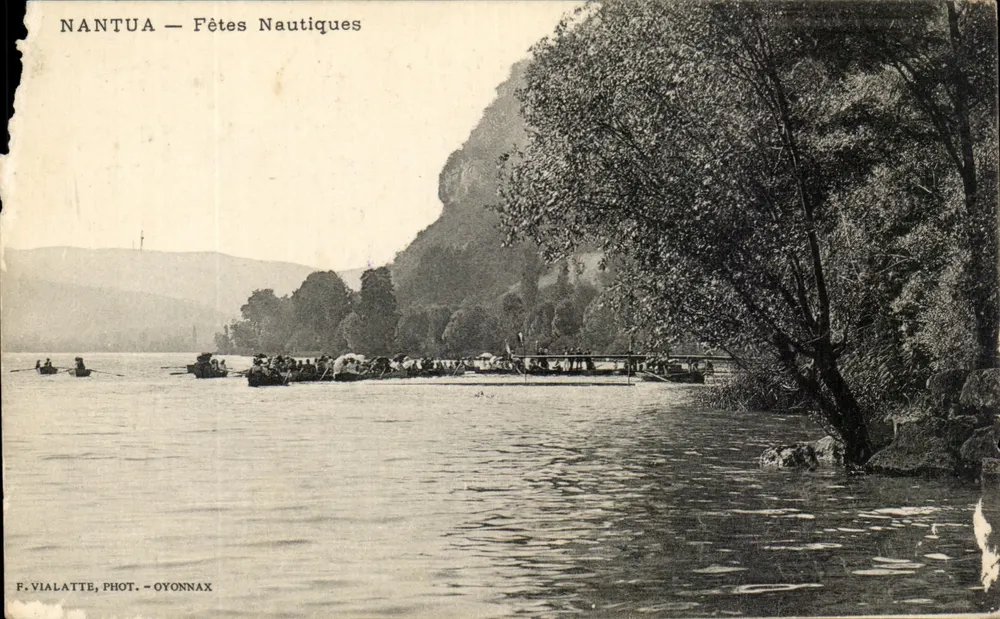 Nantua — Fêtes Nautiques — F. Vialatte, Phot. - Oyonnax - Frente