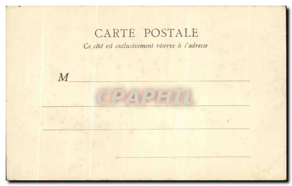 Beaunecey — Velha Torre chamada de César — B.F. Paris - Verso