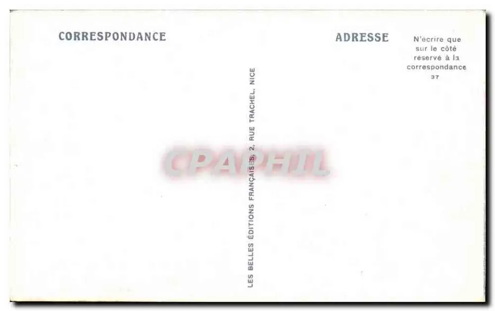 Théoule — A Gruta de Gardanne — LL - Verso