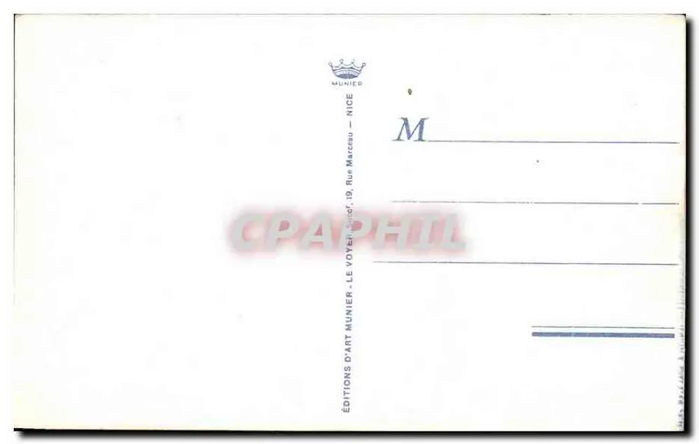 ले ट्रेयास (वार) — पिक ड'ऑरेल एवं कैप रू — एडिशन ड'आर्ट मुनियर, निस - पीछे
