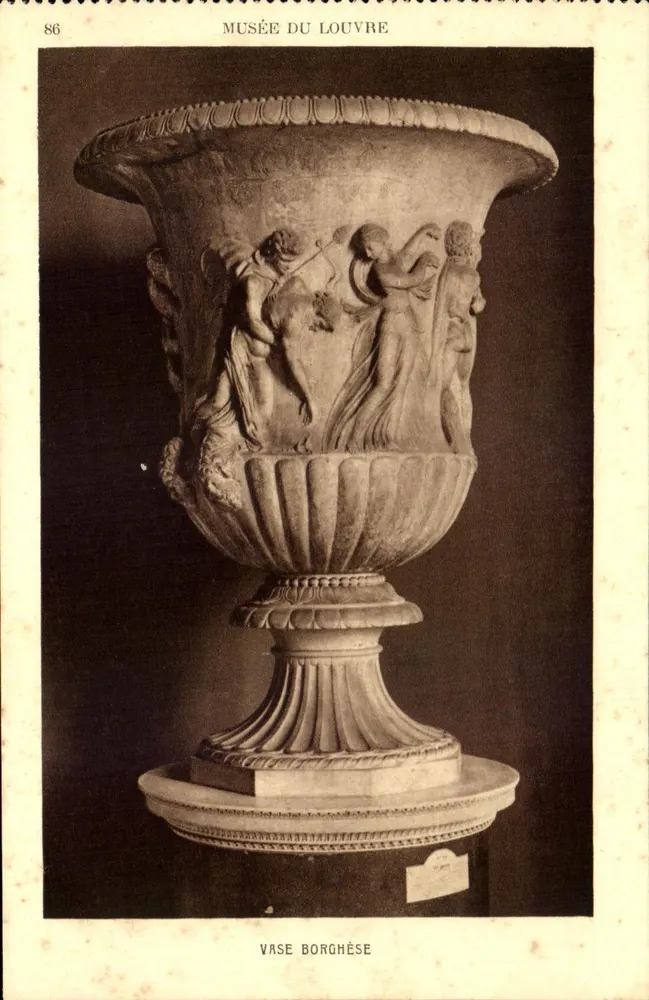 Vaso Borghèse — Museu do Louvre — Braun & Cie, Paris - Frente