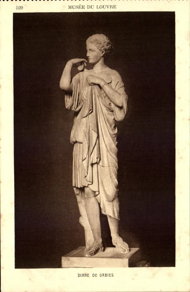 Diana de Gabies — Museu do Louvre — Braun & Cie, Paris - Frente