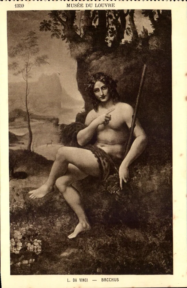 Bacchus — Museu do Louvre — L. Da Vinci - Frente