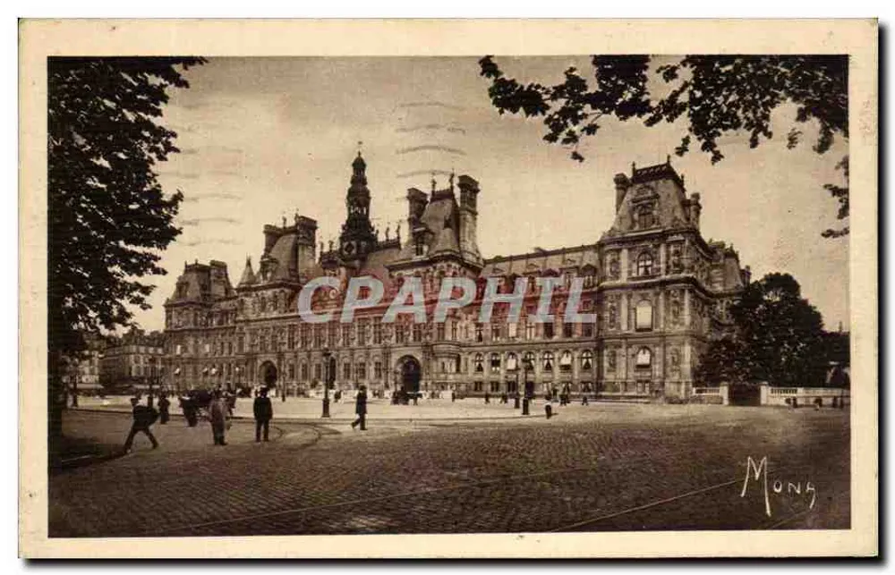 Stadthaus von Paris — Panoramablick — Verlag Mons - Vorderseite