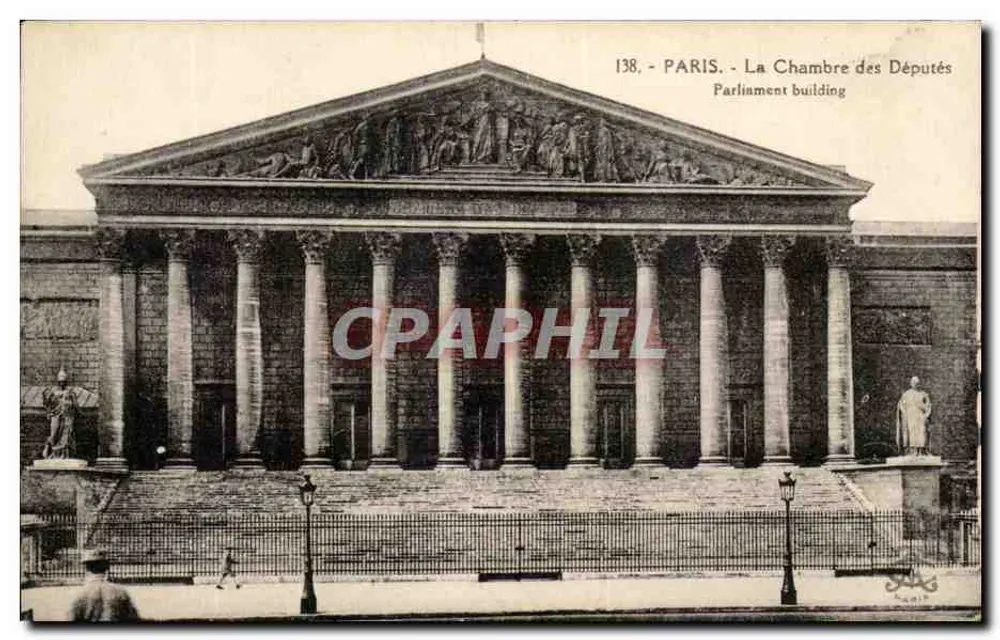 Paris - A Câmara dos Deputados — editor desconhecido, n° 138 - Frente