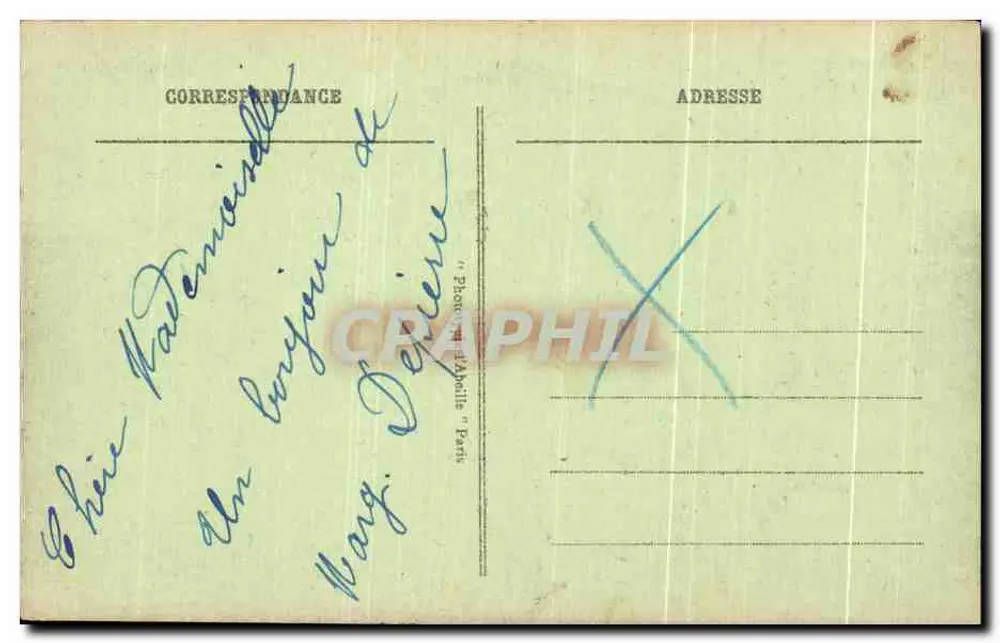 Paris - A Câmara dos Deputados — editor desconhecido, n° 138 - Verso