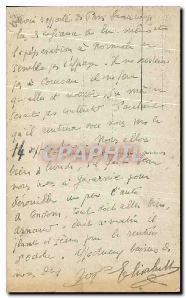 Bagnères-de-Bigorre — Die Wolkenmeer, Ansicht vom Pic du Midi - Rückseite