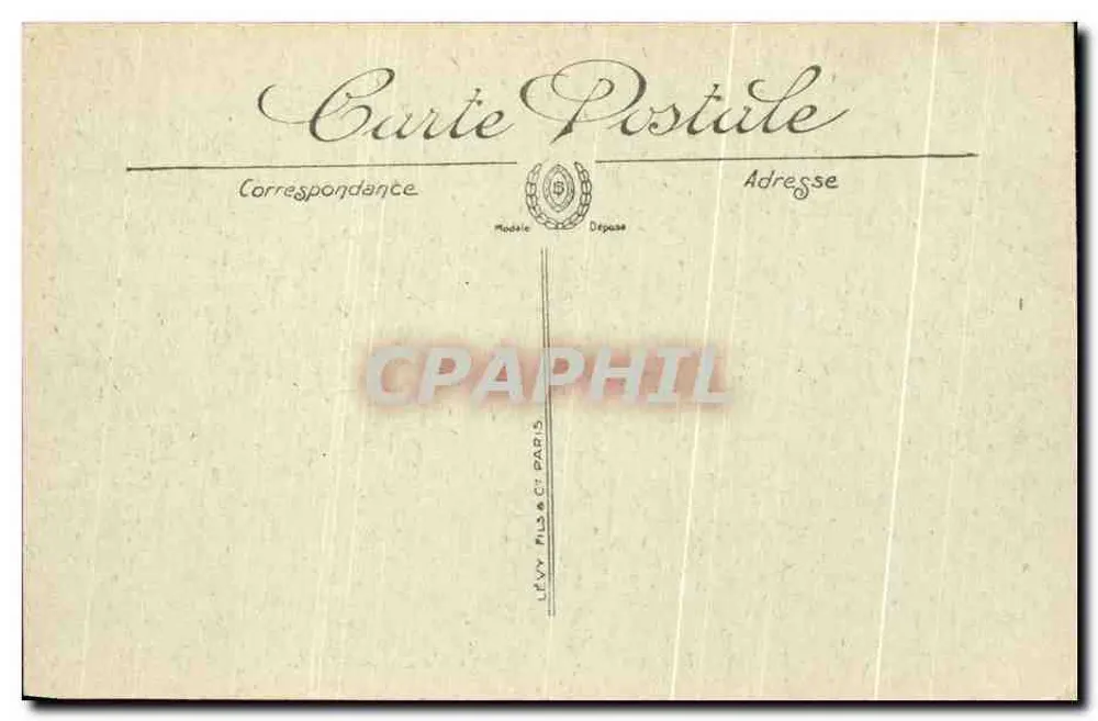Blarritz — Ein Stück der Strandpromenade — Hotel Regina und Palast — LL. - Rückseite