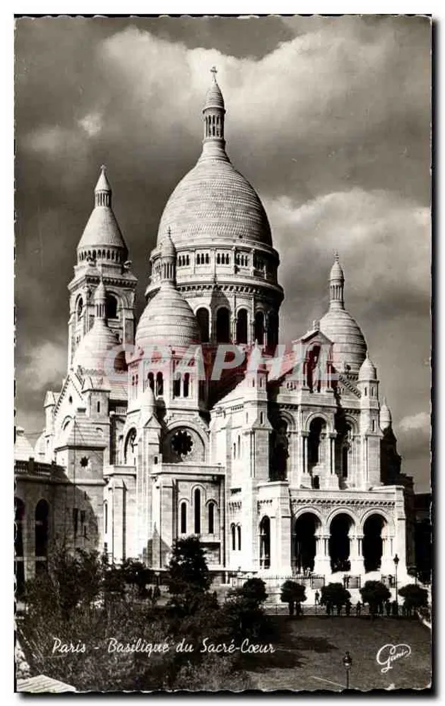 Paris - Basilika des Heiligen Herzens — Verleger Grima - Vorderseite