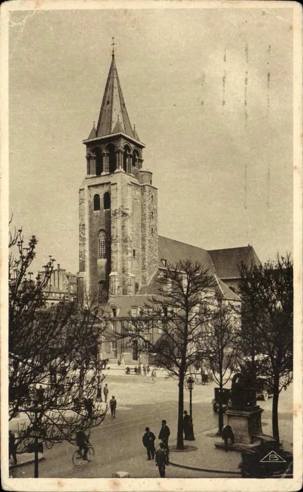 Igreja de Saint-Germain-des-Prés — Paris — Éditions Braun & Cie, N°6 - Frente