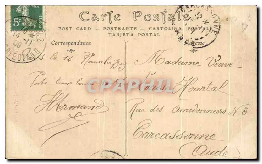 Paris — Hotel des Invalides, das Grab von Napoleon I — ND Pho, Französische Republik - Rückseite
