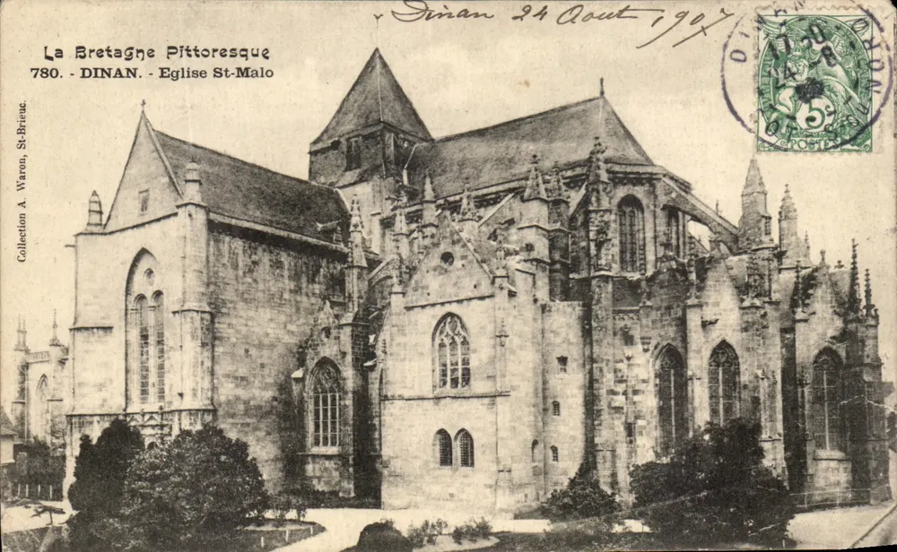 Dinan — Kirche St-Malo — Sammlung A. Waron, St-Brieuc, Nr. 780 - Vorderseite