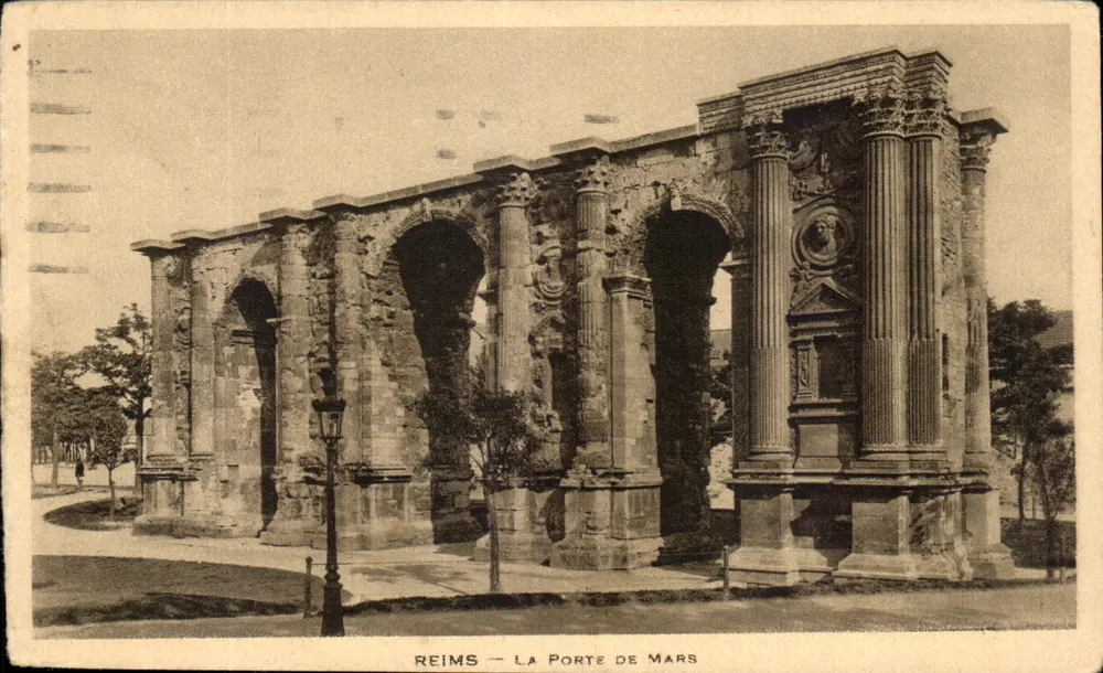 Reims — A Porta de Marte — Editora não identificada, número de série não visível - Frente
