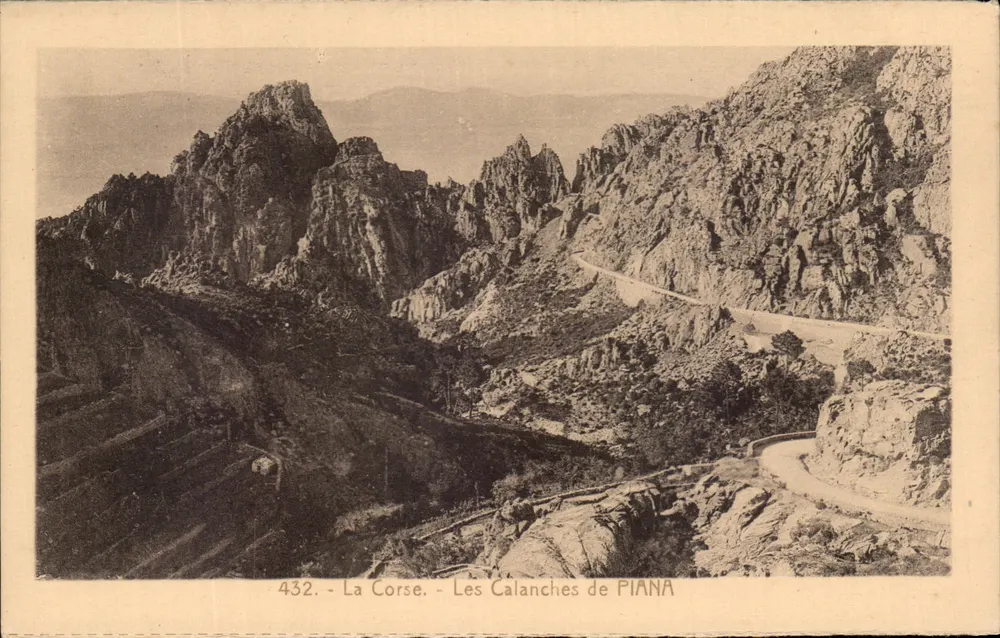As Calanches de PIANA — A Corse — n° 432 - Frente