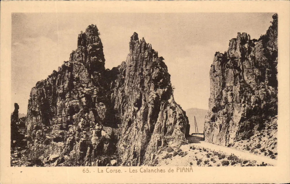 As Calanches de PIANA — Corse — n° 65 - Frente