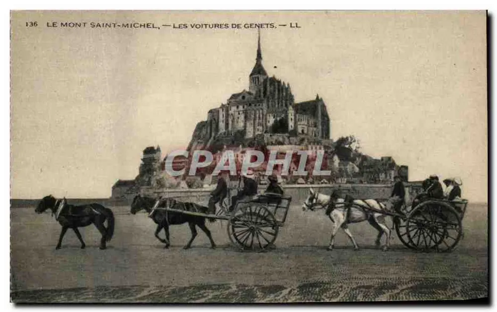 Der Mont Saint-Michel — Die Kutschen der Genets — LL - Vorderseite