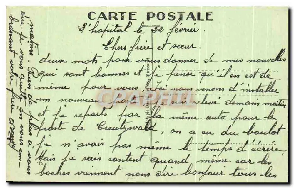 L'Hôpital — Rue du Maréchal Foch — D.D. - Rückseite