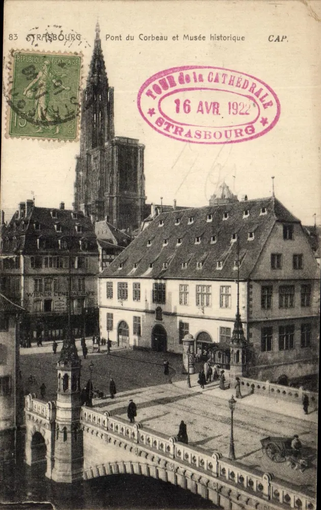 Strasbourg — Ponte do Corvo e Museu Histórico — CAP. - Frente