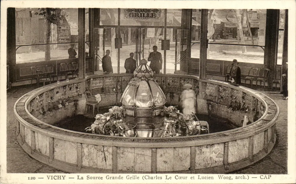 Vichy — La Source Grande Grille — Charles Le Cœur et Lucien Woog, arch. — CAP - Vorderseite