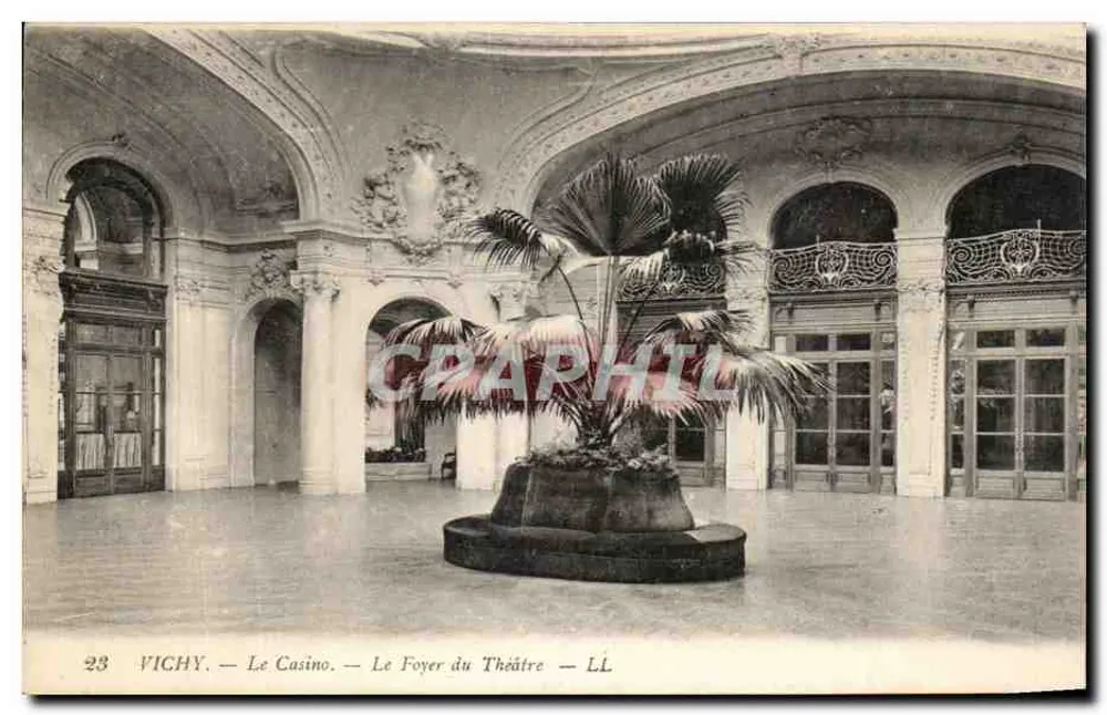 Vichy — Das Casino — Das Theaterfoyer — LL - Vorderseite