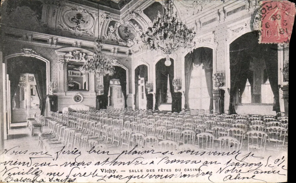 Vichy — HALL OF CELEBRATIONS OF THE CASINO - Vorderseite
