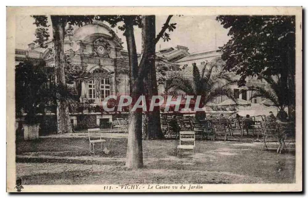 Vichy - Der Casino vom Garten aus gesehen — Editions 'Idéali', n°313 - Vorderseite