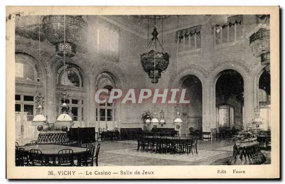 Vichy — Das Casino — Spielraum — Edit Faure n°36 - Vorderseite