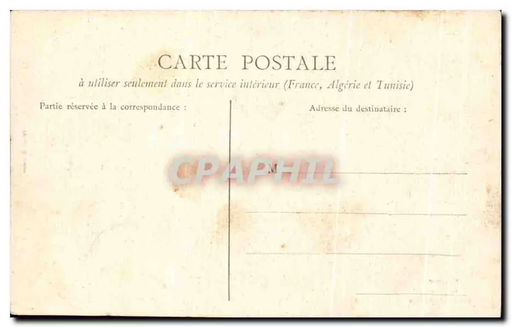 Theaterhalle des Casinos — Stadt Vichy — anonymer Verleger, Nr. 10149 - Rückseite