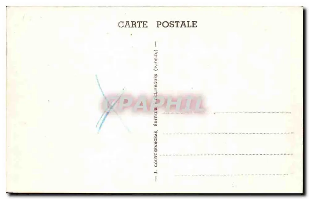 Vichy — Gedenkstein für die Kriegsopfer — Ch. Plas, Bildhauer Arcueil - Rückseite