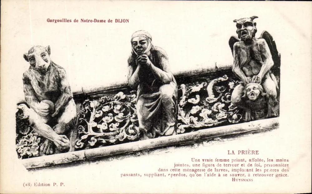Gargouilles de Notre-Dame de DIJON — (18) Édition P.P. - Vorderseite