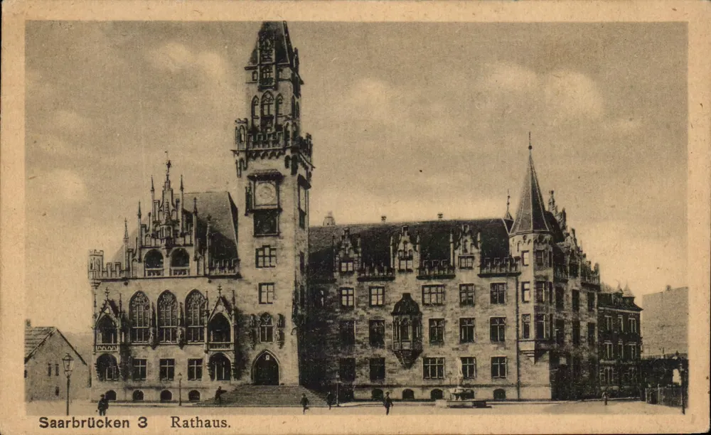 Saarbrücken — Rathaus — editor desconhecido, número de série não visível - Frente