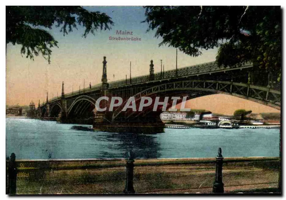 Mainz — Ponte da Mainz Straßcnbrücke — editor não identificado - Frente