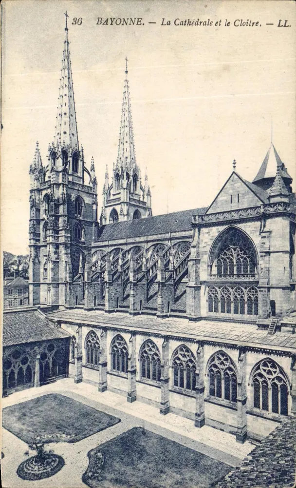 Bayonne — A Catedral e o Claustro — LL. — n°36 - Frente