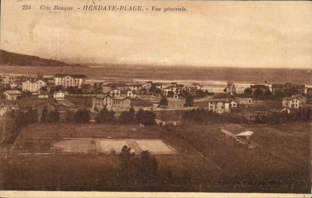 Hendaye-Plage — Widok ogólny — Foto Ollivier & Cie, Hendaye - Awers