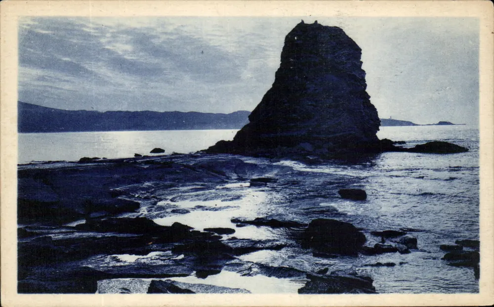 Hendaye-Plage (Baskenküste) — Die Großen Felsen — Bloc frères, Bordeaux - Vorderseite