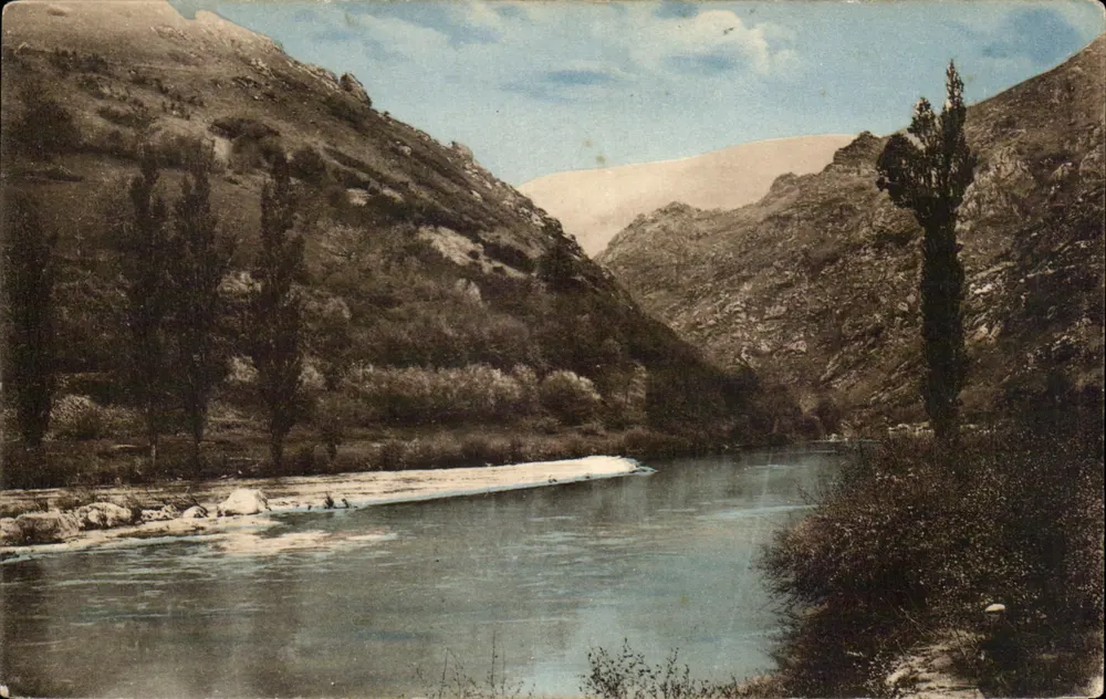 Die Nive am Pas-de-Roland — Umgebung von Bayonne — Künstleredition R. Bergevin, Nr. 6473 - Vorderseite