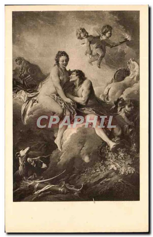 Die Aurora und Cephalus — Museum Nancy — Boucher (französisch) - Französische Schule - Vorderseite
