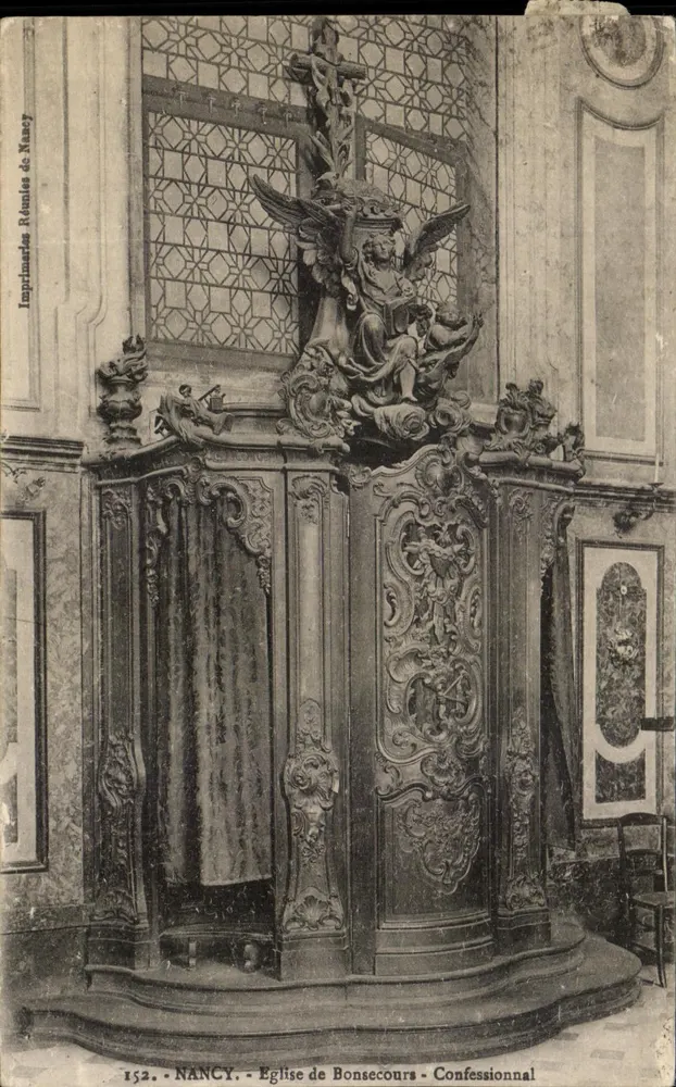 NANCY - Igreja de Bonsecours - Confessional — Imprensa Unida de Nancy, n° 152 - Frente